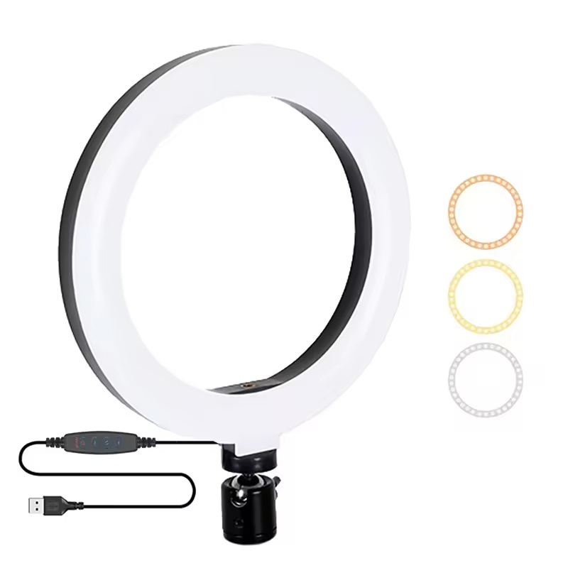 Photography Lighting Continuous - Lampa Pierścieniowa LED do Selfie 16/26/33cm,