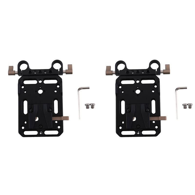 V Mount Battery - ABVO-2X VR Płytka adaptera baterii V-Mount
