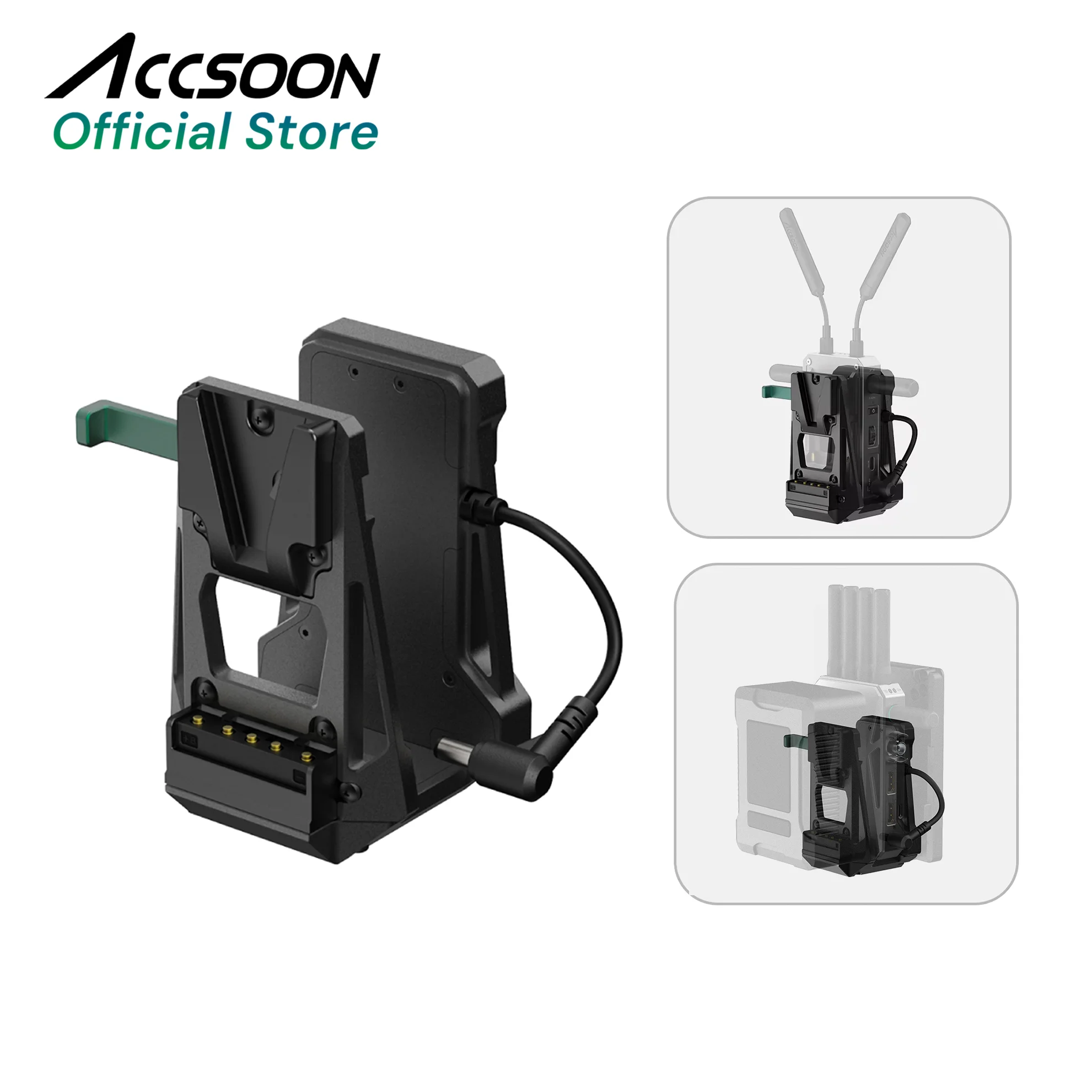 V Mount Battery - Adapter Accsoon V-Lock do baterii V-Lock
