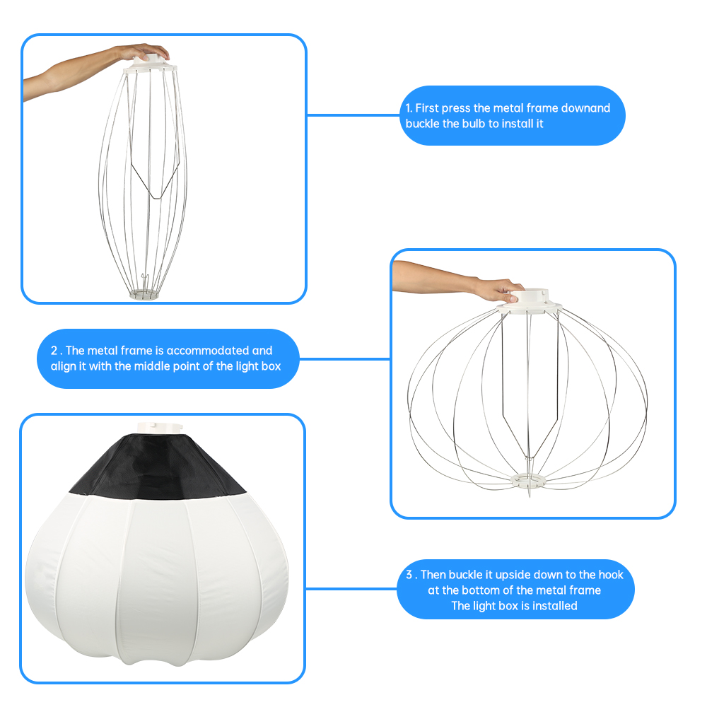 Globe Modifier Round - Softbox Globe Lantern 65cm z mocowaniem