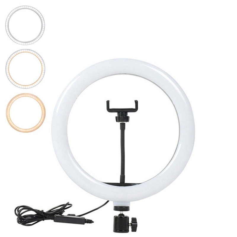 Photography Lighting Continuous - Lampa wideo 16/26/33cm, pierścieniowa lampa LED