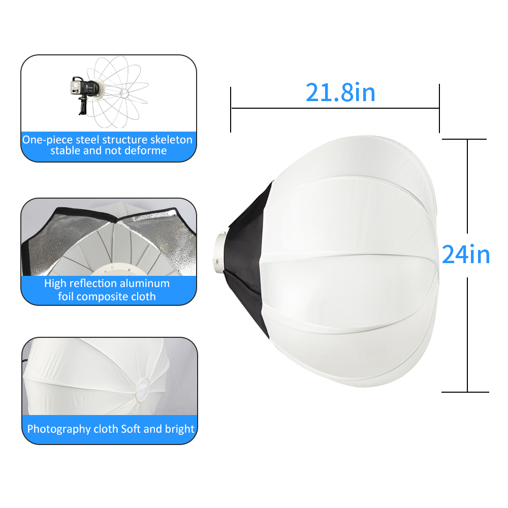 Globe Modifier Round - Softbox Globe Lantern 65cm z mocowaniem