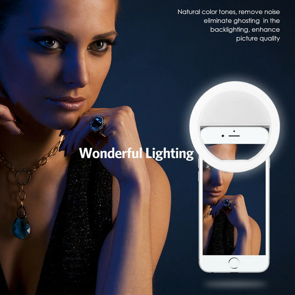 Akumulatorowa lampka selfie z  – Photography Lighting Accessories recenzja i cena