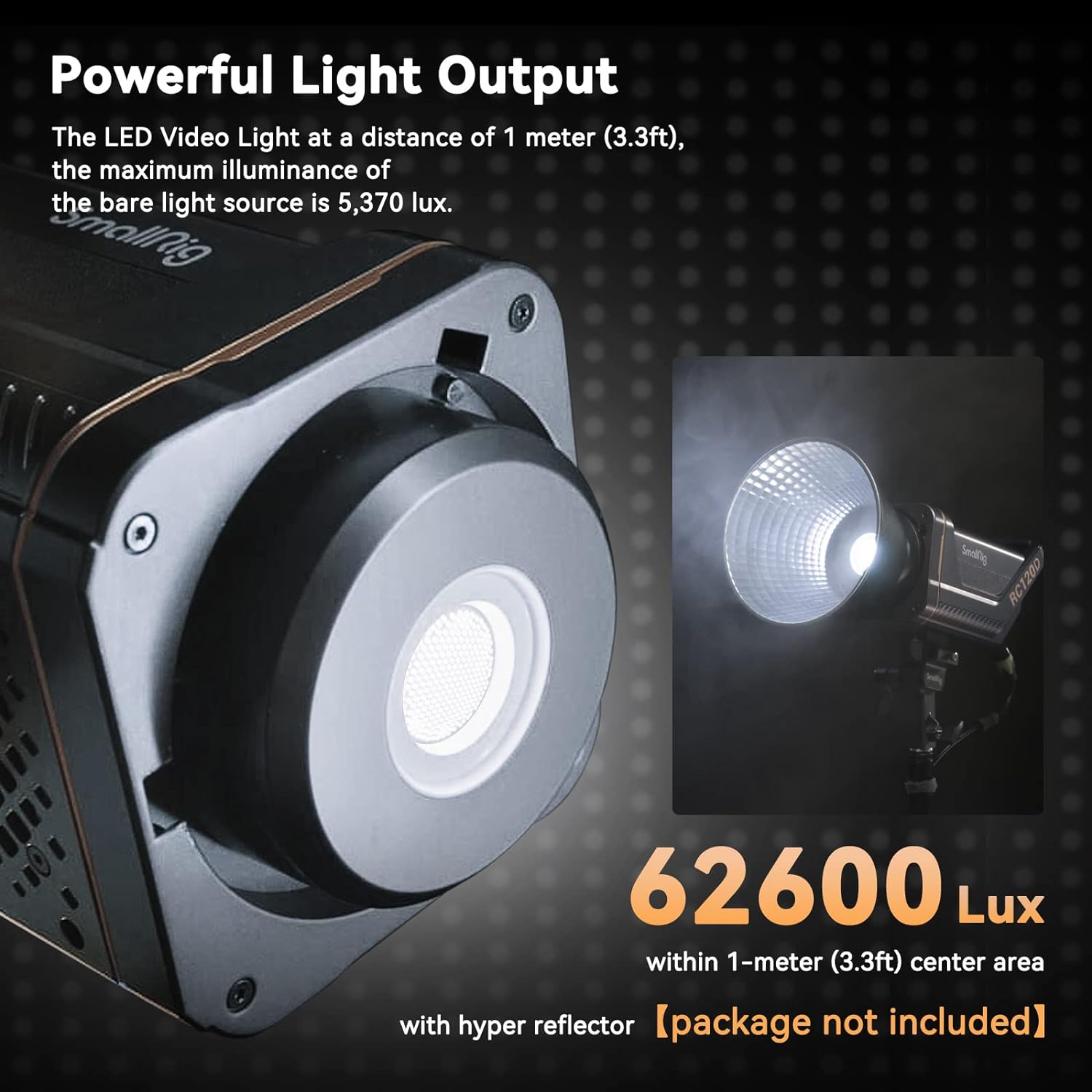 SmallRig RC 120D 120W COB LED  – V Mount Battery recenzja i cena