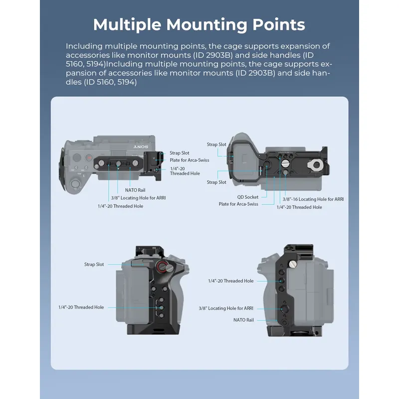 Zestaw klatki Brand For SmallR – V Mount Battery recenzja i cena