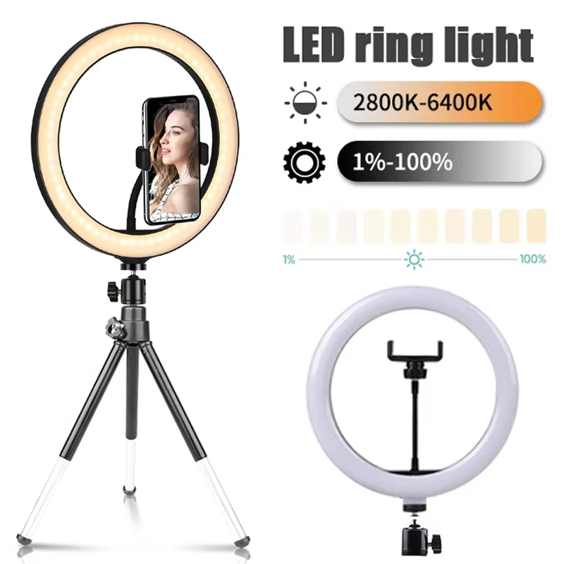 10-calowa lampa pierścieniowa  – Photography Lighting Circle recenzja i cena