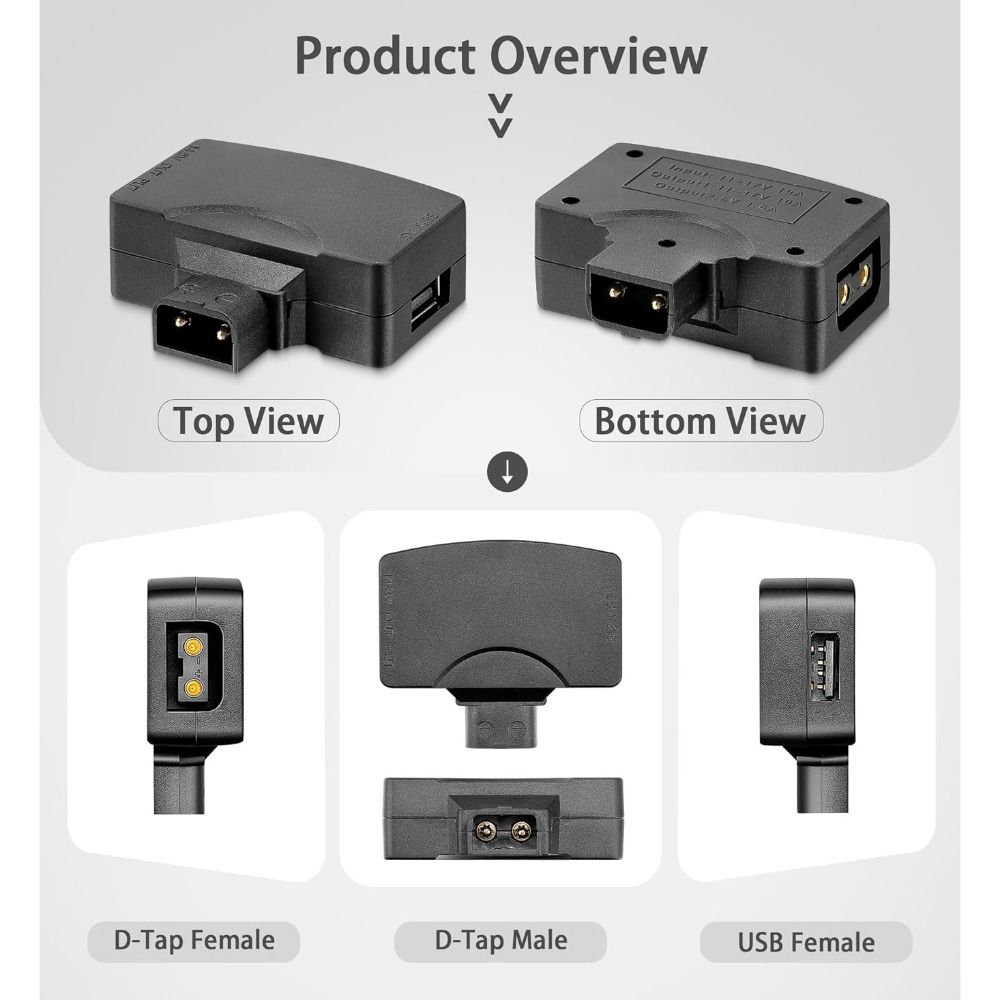 Adapter D-Tap 11V-17V na USB 5 – V Mount Battery recenzja i cena